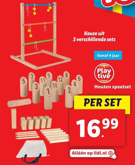 Play Tive Houten Speelset Aanbieding Bij Lidl 1Folders Nl