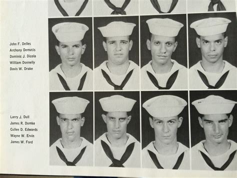 Great Lakes Naval Training Center Graduation Photos From August 1966 Naval Training Center