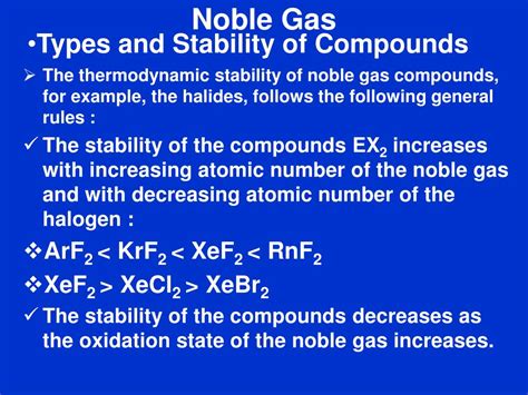 PPT - Noble Gases PowerPoint Presentation, free download - ID:4507465