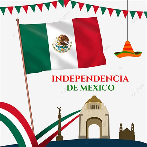 Dia De La Independencia De Mexico Png Png Dibujos Bandera Mexicana