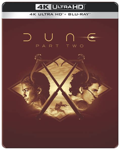 Dune Part Two Limited Edition 4k Ultra Hd Double Steelbook 4k Ultra