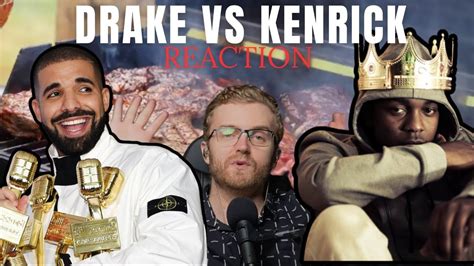 Drake Versus Kendrick Lamar All The Diss Tracks Reaction Youtube