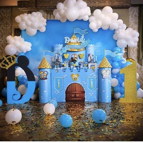 Pin on CASTLE ideas | Prince birthday theme, Princess theme birthday, 1st birthday decorations boy