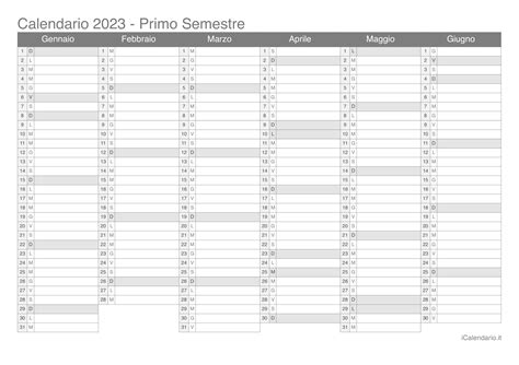 Calendario Pdf Da Stampare Gratis Image To U