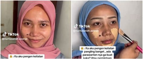 Bukti Keajaiban Makeup Transformasi Wanita Punya Tahi Lalat Besar Di