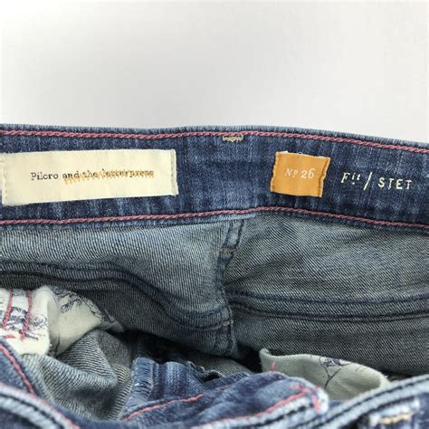 Anthropologie Pilcro And The Letterpress Stet Slim Jeans Medium Wash Denim Size 26 Ebay