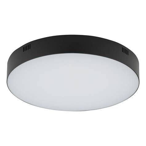 Plafond LID ROUND LED 50W 3000K noir Vente en ligne de matériel