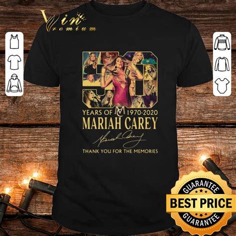 50 Years Of 1970 2020 Mariah Carey Signature Shirt Hoodie Sweater