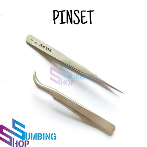 Jual Pinset Bengkok Relife Tools Tweezers Relife Pinset Lurus Original