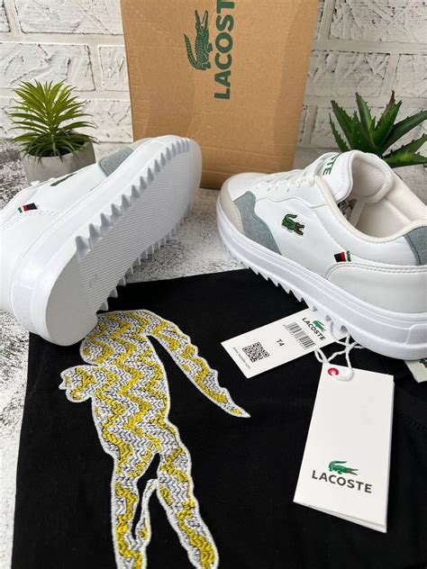 Кроссовки Мужские Лакоста Белые Спортивные Lacoste Step Sport Денвер ...
