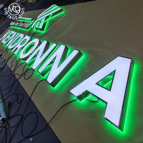 Custom Led Channel Signage Lighted Signs Backlit Letter Sign Letter