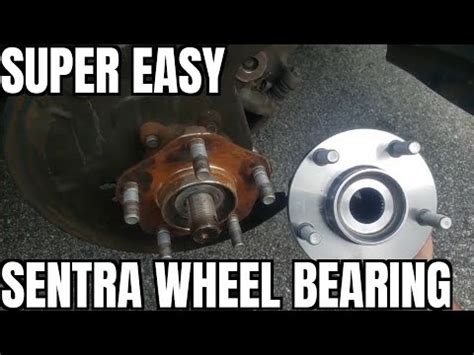 How To Replace Wheel Bearing 13 19 Nissan Sentra YouTube