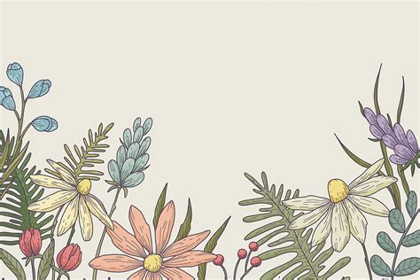 S De Flores Dibujadas A Mano Vectores E Ilustraciones Para Flores