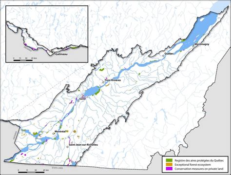 Location of public and private protected areas (conservation measures)... | Download Scientific ...