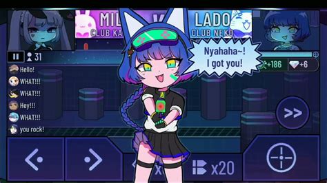 Mily Vs Lado Usagi Vs Neko Minigame Play Gacha Club Youtube