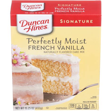 Order Duncan Hines Signature Perfectly Moist Cake Mix French Vanilla Fast Delivery