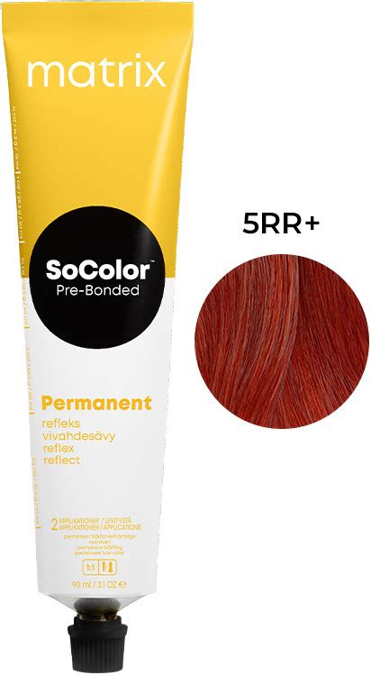 Краска Socolor Pre Bonded стойкая крем краска для волос оттенок 5rr