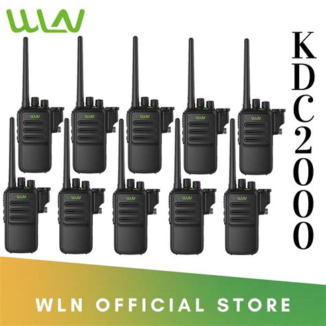 Wln Kd C Channel Mhz W Waterproof Two Way Walkie Talkie