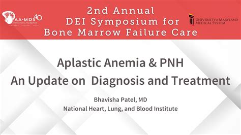 Aplastic Anemia And Pnh An Update On Diagnosis And Treatment Youtube