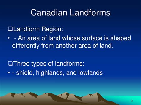 PPT - LANDFORM REGIONS IN CANADA PowerPoint Presentation, free download ...