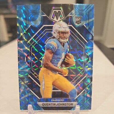 Mosaic Football Quentin Johnston Reactive Blue Rc Rookie