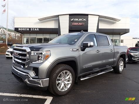 2021 Satin Steel Metallic Gmc Sierra 1500 Sle Crew Cab 4wd 143369871 Photo 8