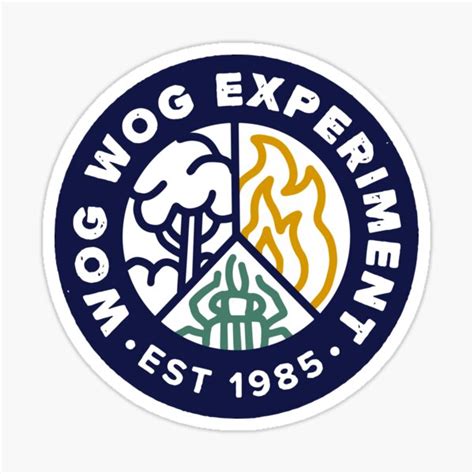 Wog Wog Badge Sticker For Sale By Impactmedialab Redbubble