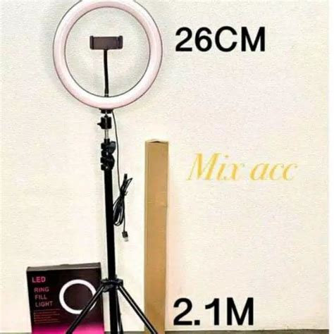 Jual Ring Light Cm Lengkap Dengan Tripod Meter Shopee Indonesia