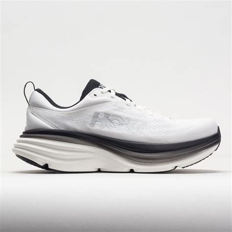 HOKA Bondi 8 Men's White/Black - HiSneaker Shop