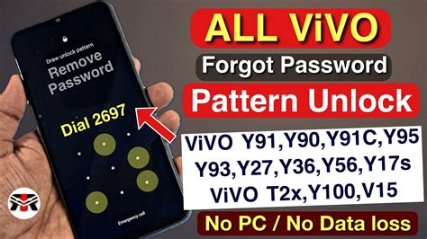 All Vivo Reset Password How To Fix Forgot Lockscreen Password Any Vivo