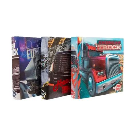 Carpeta Escolar Anillos N Inkdrop Truck Art Librer A