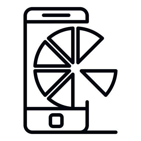 Money Graph Pie Icon Outline Style 15376978 Vector Art At Vecteezy