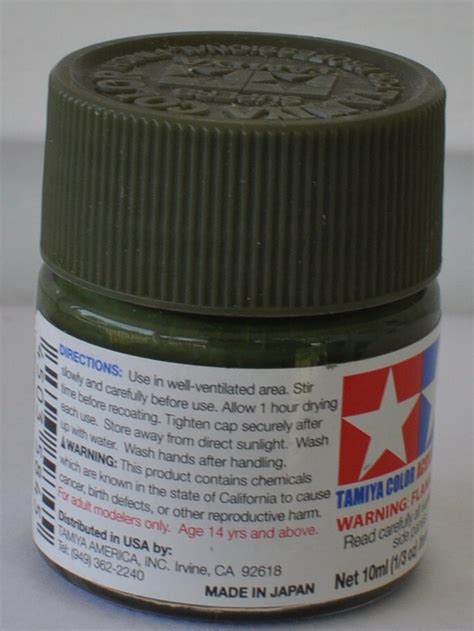 Acrylic Mini Xf Olive Green Oz Hobby And Model Acrylic Paint