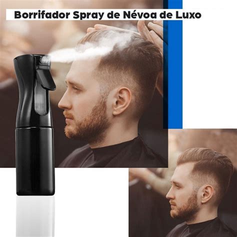 Borrifador Spray Pulverizador Névoa Jato Luxo Continuo 300ml NEWBROS