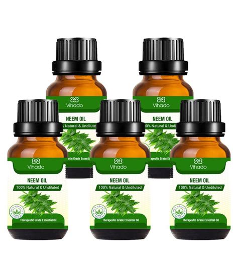 Vihado Pure Neem Oil 15 ML Pack Of 5 Buy Vihado Pure Neem Oil 15 ML