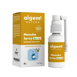 Algem Manuka Spray Junior Integratore Alimentare Ml Integratore Per