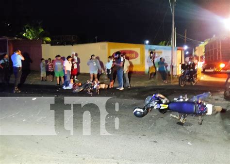 Motociclista Provoca Colisi N Y Deja A Una Persona Lesionada En Managua