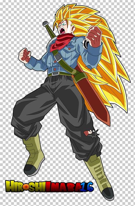 Trunks Dragon Ball Heroes Cell Goten Super Saiyan PNG Clipart Cell