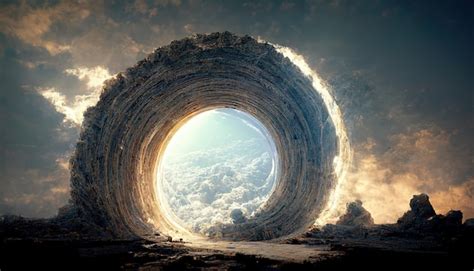 Premium Photo | Fantasy portal effect smoke moving in a circle ...