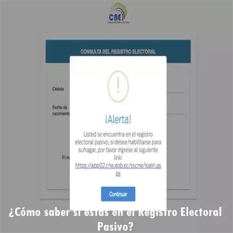 ¿cómo Saber Si Estás En El Registro Electoral Pasivo 2025 Elyex