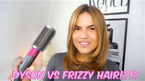 Dyson Airwrap Frizzy Hair Tutorial Youtube