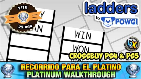 LADDERS By POWGI PS4 PS5 RECORRIDO PARA EL PLATINO PLATINUM