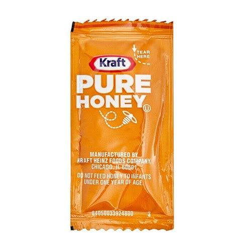 Kraft Pure Honey Packets Ct Sauceandtoss