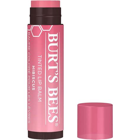 Buy Burt S Bees Tinted Lip Balm Hibiscus Pink 1 Count Online At Low