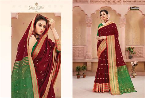 Sangam Prints Ratnalekha Handloom Silk Sarees Collection