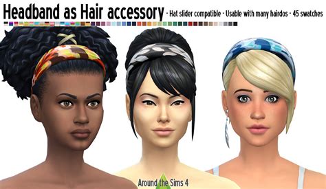 aroundthesims: Around the Sims 4 | Headband as... - Emily CC Finds