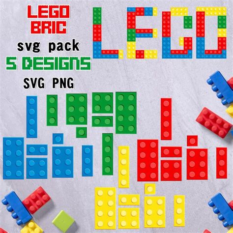 Jumbo Lego SVG Designs MasterBundles