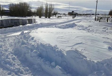 Rutas Cortadas Por Las Intensas Nevadas Que Azotan Chubut Lugares De