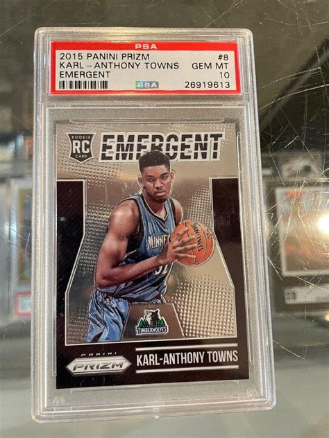 Amazon Panini Prizm Emergent Karl Anthony Towns Rookie