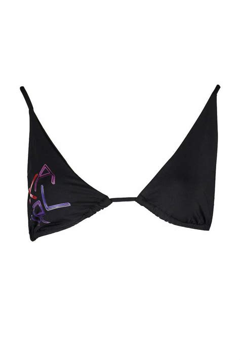 Karl Lagerfeld KL21WTP09 Bikini Τριγωνάκι Μαύρο Skroutz gr